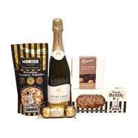 Sparkling Wine, Nuts and Chocolates Gift Box